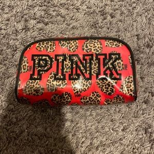 Pink toiletry bag